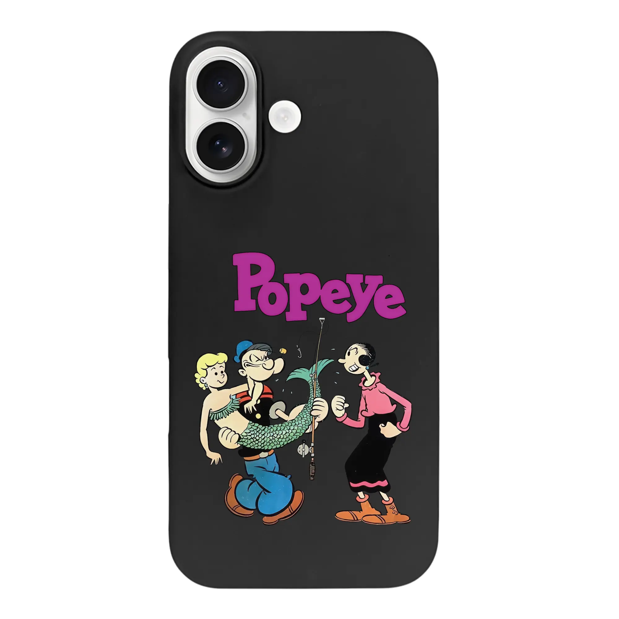 ポパイ グッズ オリーブ・オイル - iPhone 17 シリーズ シリコンケース 薄型 耐衝撃 指紋防止 ソフトタッチカバー 精密フィット 傷防止 保護ケース iPhone 17/17 Air/17 Pro/17 Pro Max 対応